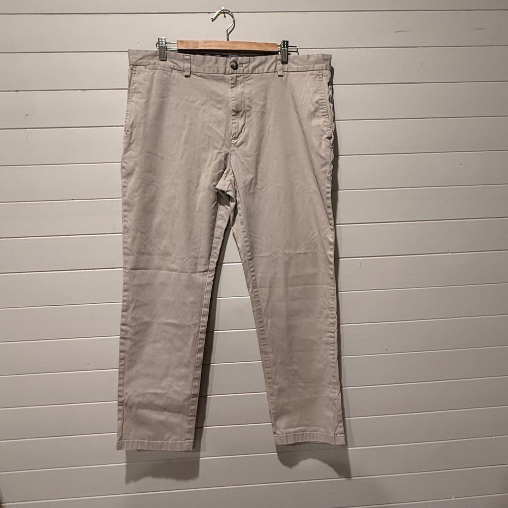 Vineyard Vines Breaker Pants Mens 38x30 Khaki Tan Stretch Cotton Chino 1P1290